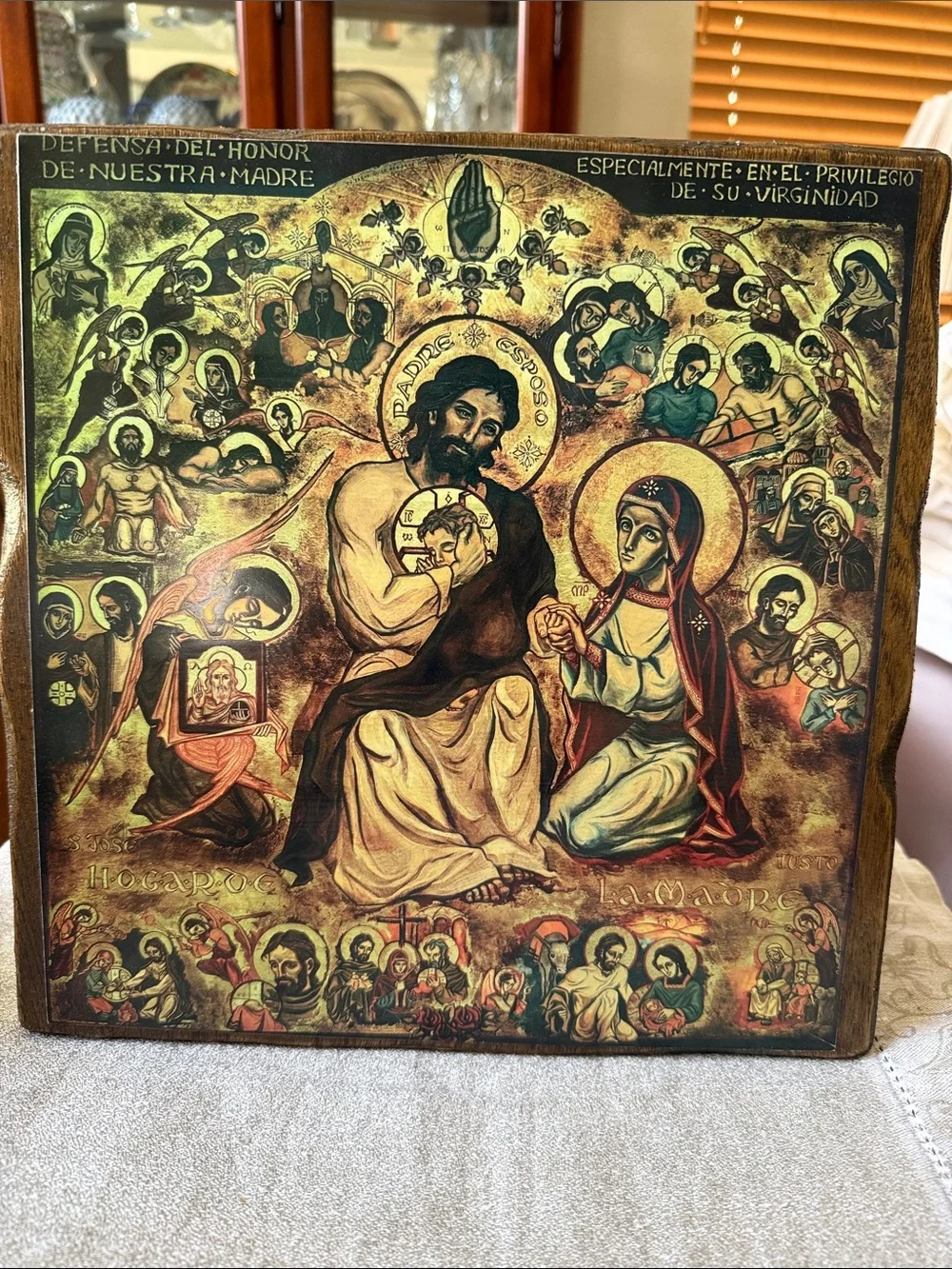 Reproduction Icon St Joseph Chapel of Servant Home of Mother in Cantabria Spain